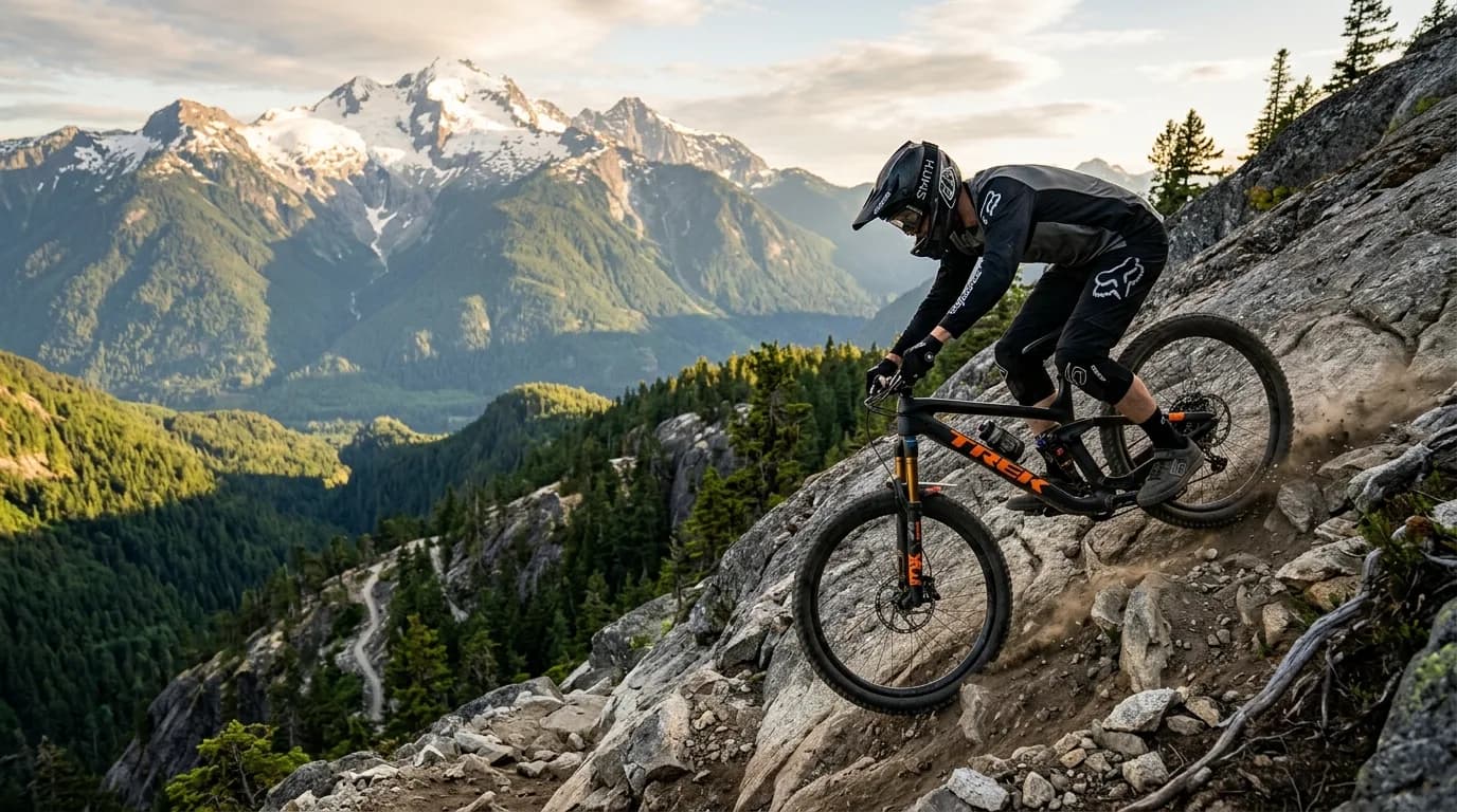 Mountain biking, strategy in terrain